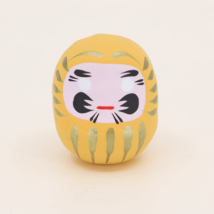 Sakura - Daruma figure small Yellow