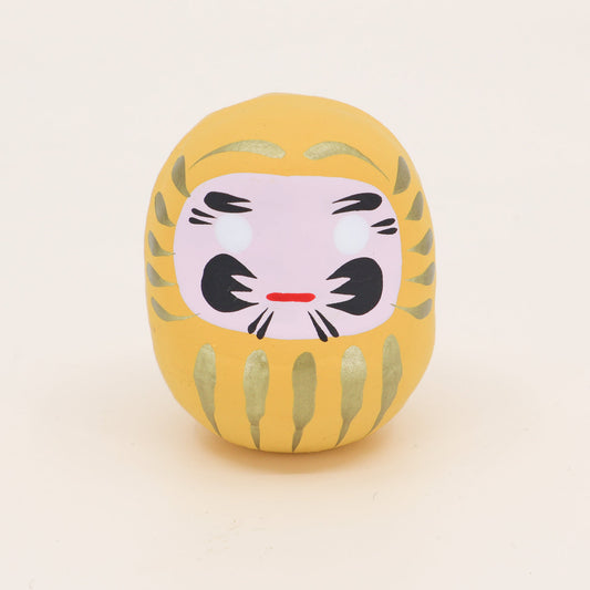 Sakura - Daruma figure small Yellow