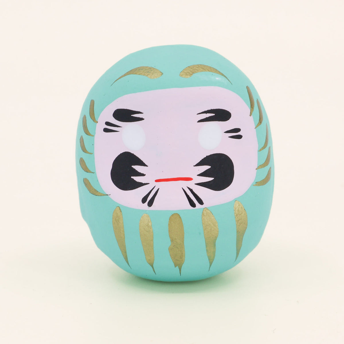 Sakura - Daruma figure small Mint Green