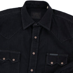 Indigofera - Ryman Black Denim Shirt Rinsed
