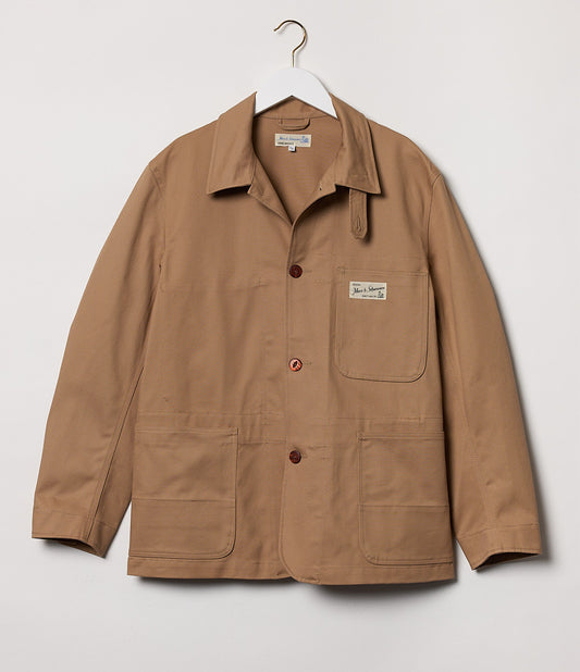 Merz B. Schwanen - Worker Jacket Organic Khaki