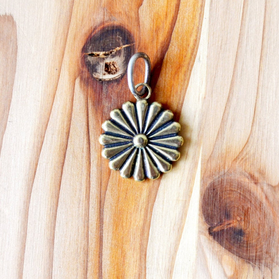 Kobashi Studio - Kikumon Charm Medium Brass Kc1700B