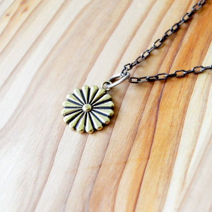 Kobashi Studio - Kikumon Charm Medium Brass Kc1700B