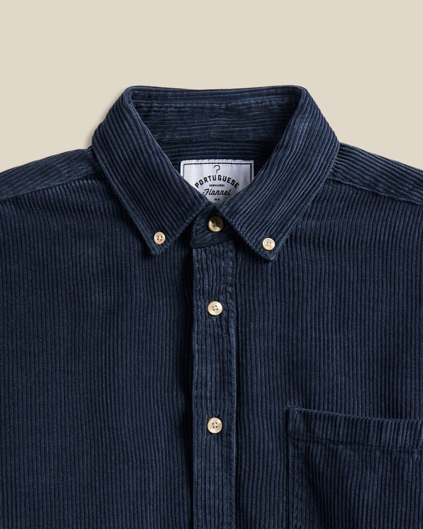 Portuguese Flannel - Lobo Corduroy Navy