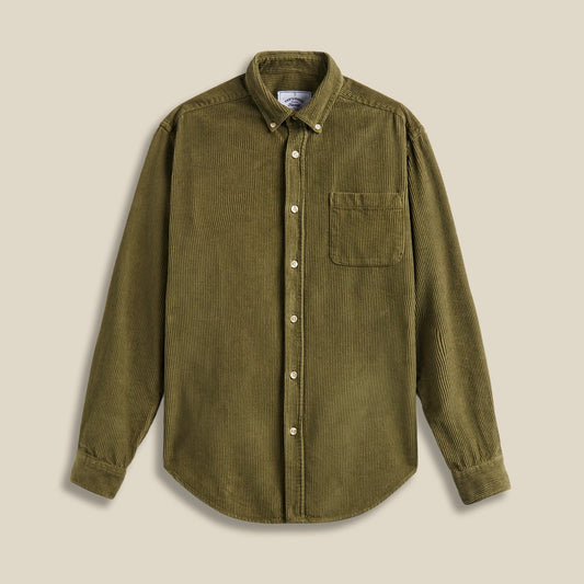 Portuguese Flannel - Lobo Corduroy Olive