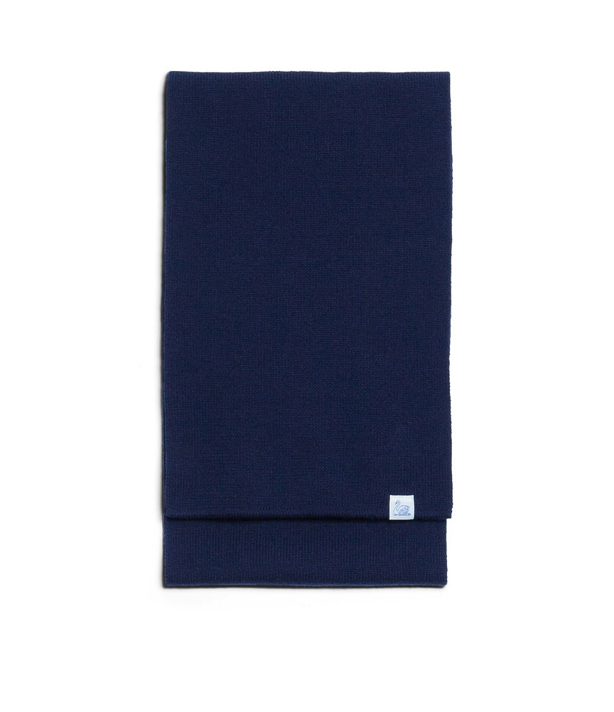 Merz B. Schwanen - Scarf Pure Merino Wool Navy