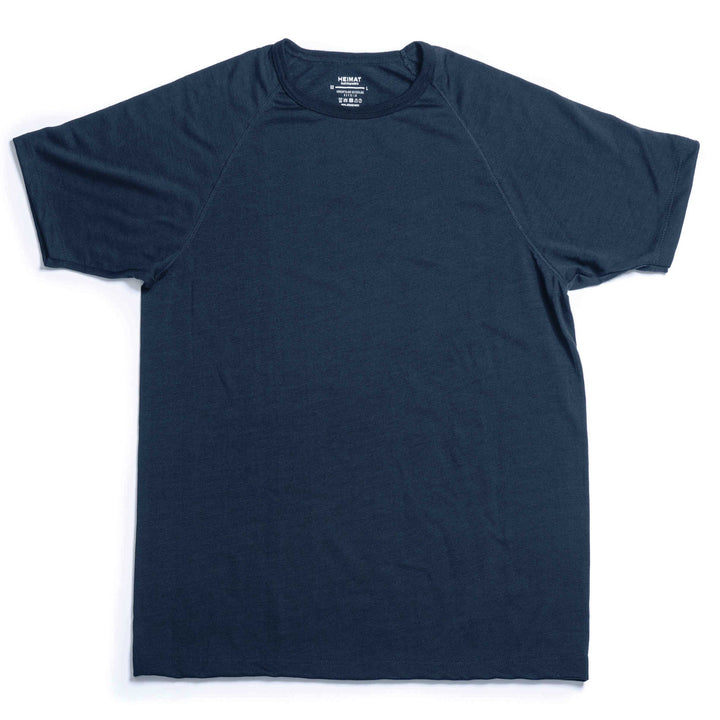 Heimat - Merino Raglan Tee Short Sleeves Navy