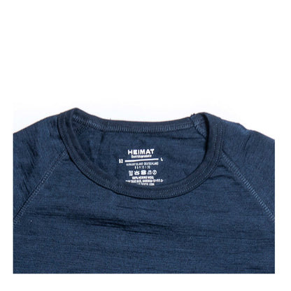 Heimat - Merino Raglan Tee Short Sleeves Navy