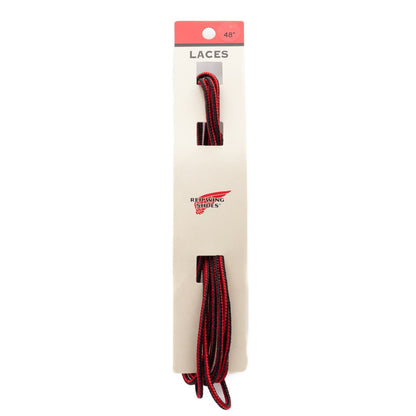 Red Wing - Lace, 48-inch Black/Red Taslan (6-7 eyelets)