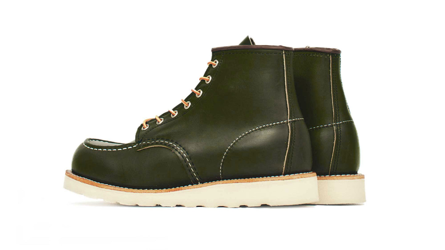 Red Wing - 8180 Moc Toe Green Kangatan