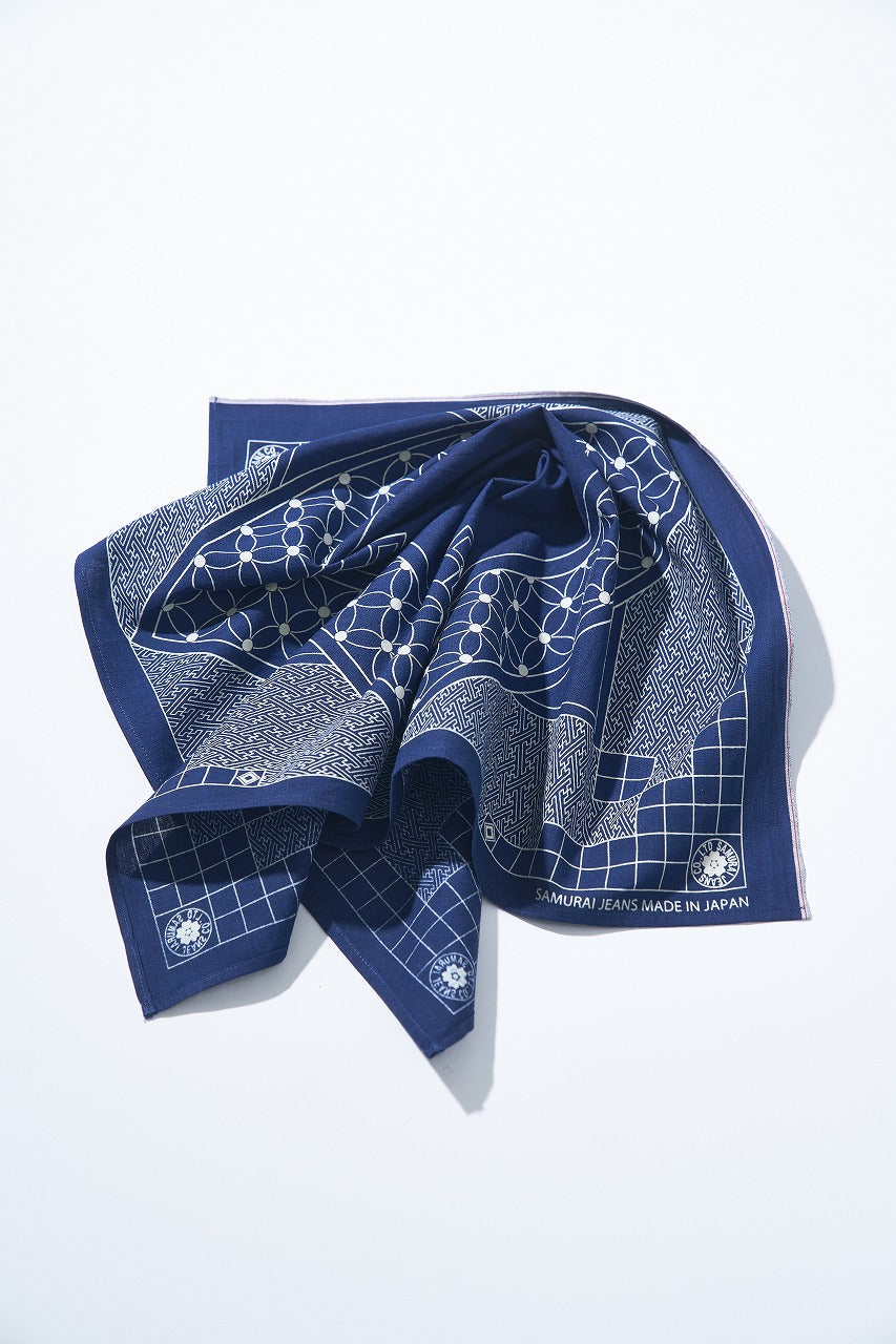Samurai Jeans - Bandana SJ-04 (Indigo Bandana)