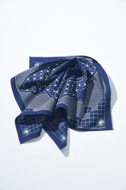 Samurai Jeans - Bandana SJ-04 (Indigo Bandana)
