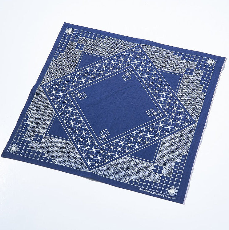 Samurai Jeans - Bandana SJ-04 (Indigo Bandana)