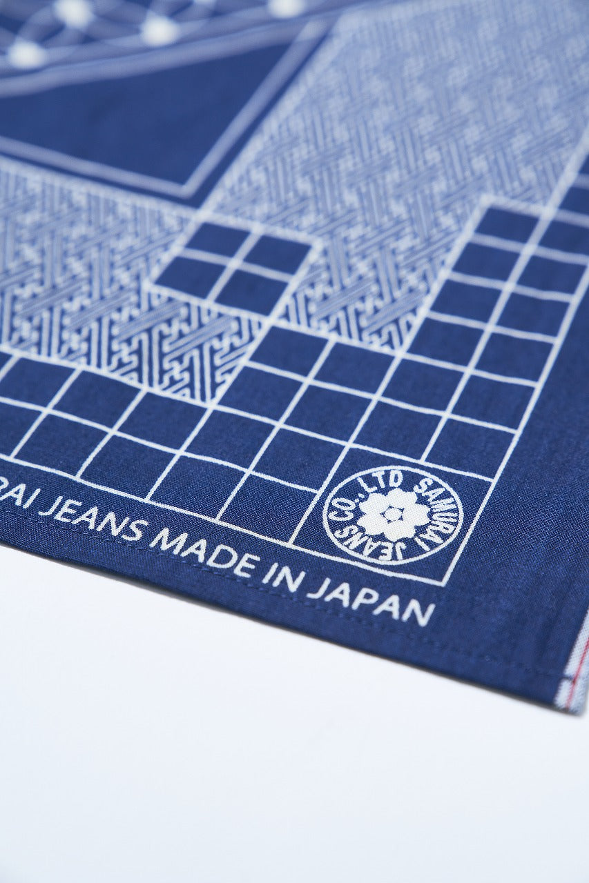 Samurai Jeans - Bandana SJ-04 (Indigo Bandana)