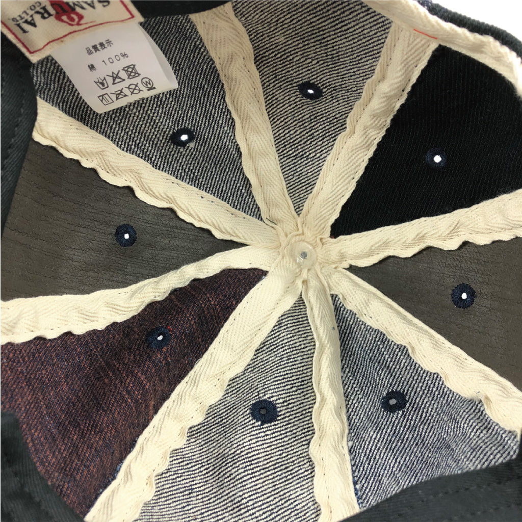 Samurai Jeans - SJ101BC-RD Random Denim Baseball Cap