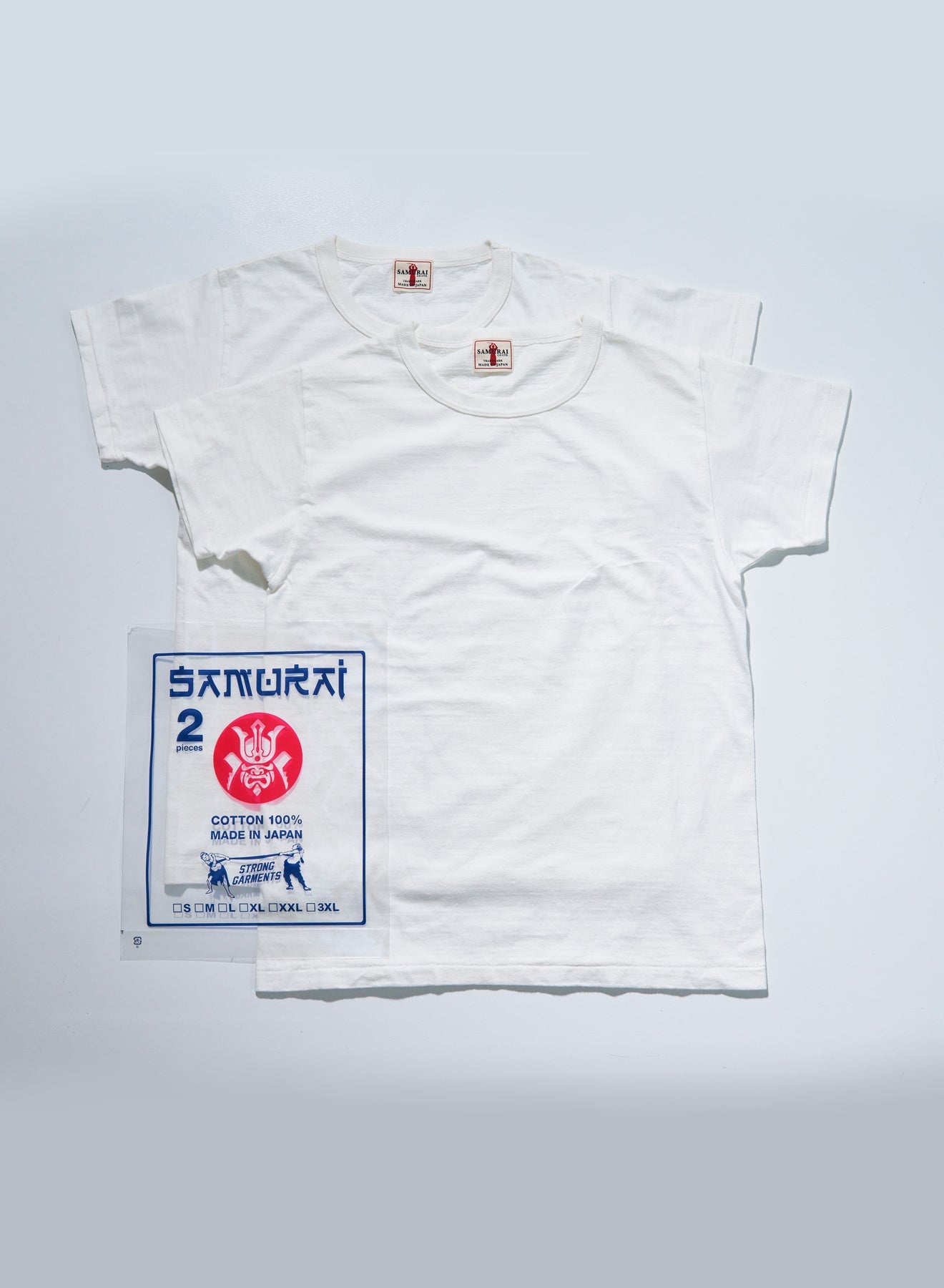 Samurai Jeans - SJ2PST Two Pack Tee White