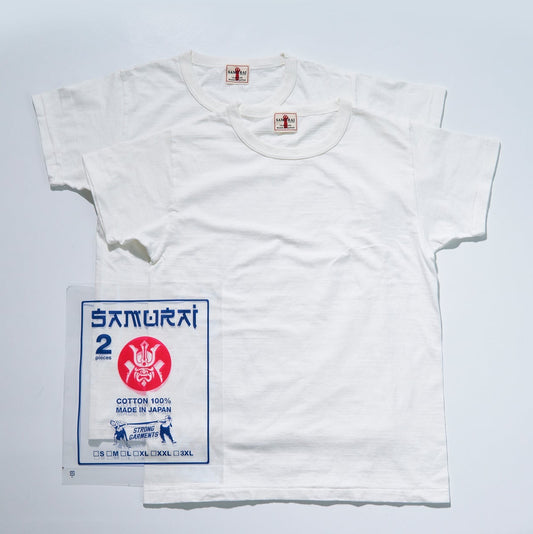 Samurai Jeans - SJ2PST Two Pack Tee White