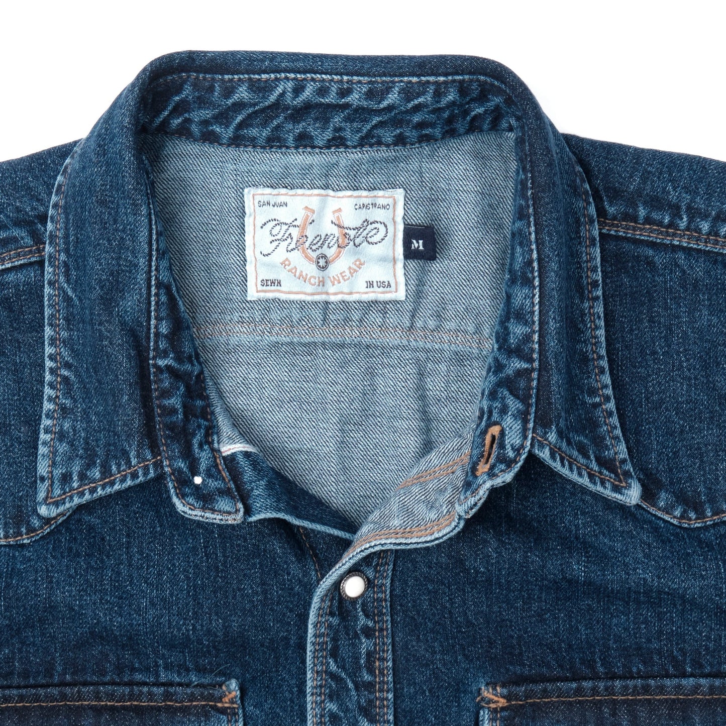 Freenote - Modern Western Shirt 11oz Washed Denim