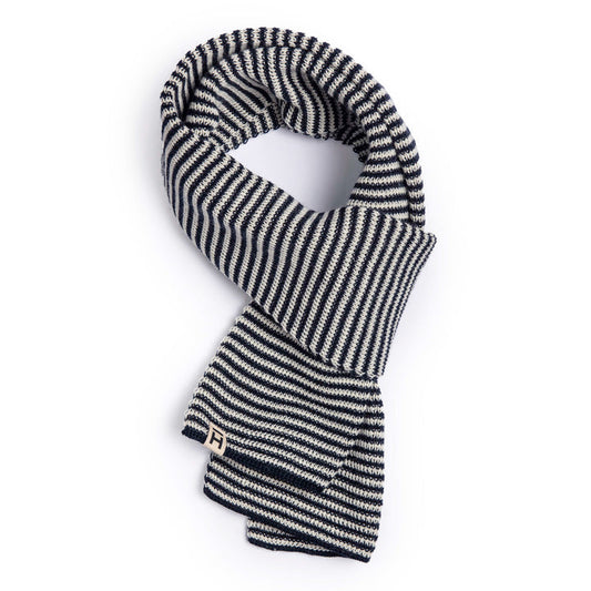 Heimat - Scarf Striped Navy/Seashell