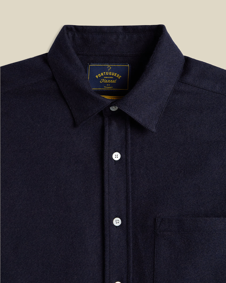 Portuguese Flannel - Teca Navy Flannel
