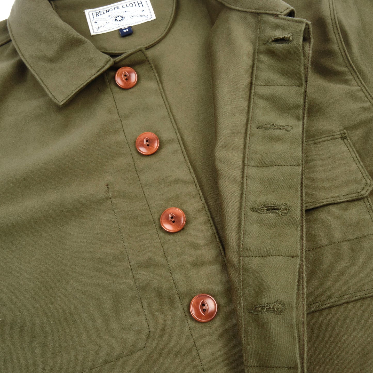 Freenote - CC-1 Chore Coat Moleskin Olive
