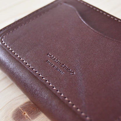 Kobashi Studio - Round Zip Wallet Brown