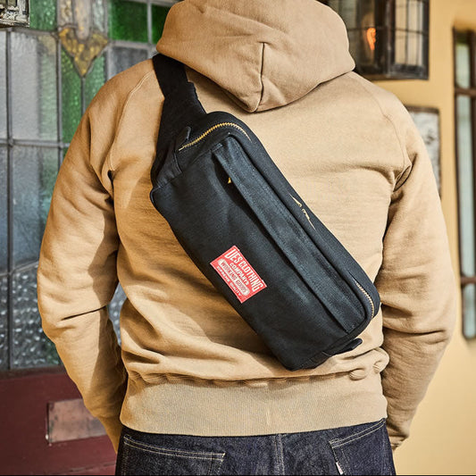UES - WB-4 Black Denim Sling Bag
