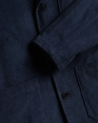 Portuguese Flannel - Worker Jacket Cord - Navy