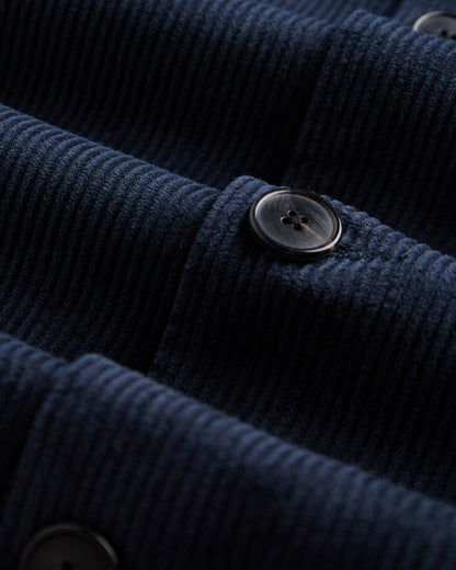 Portuguese Flannel - Worker Jacket Cord - Navy