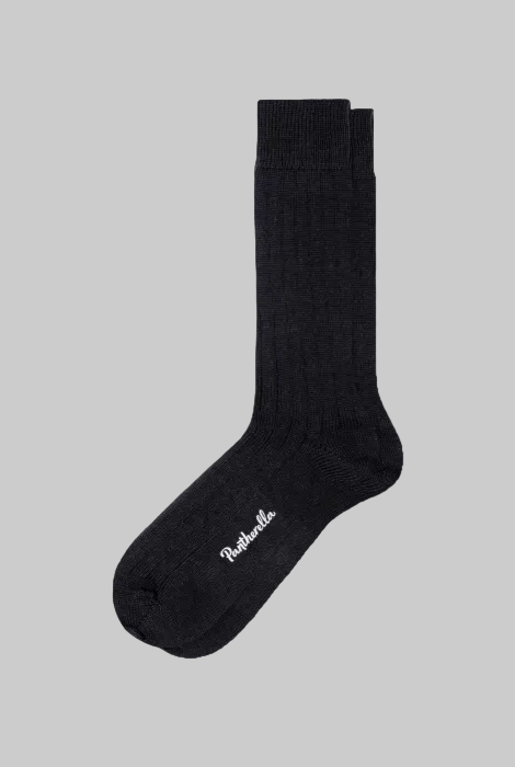 Pantherella - Packington Black wool