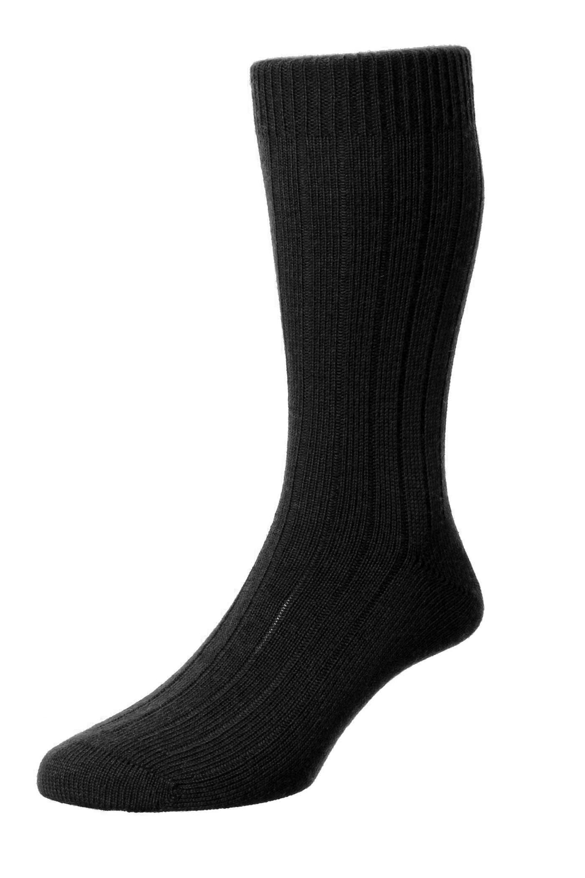 Pantherella - Packington Black wool