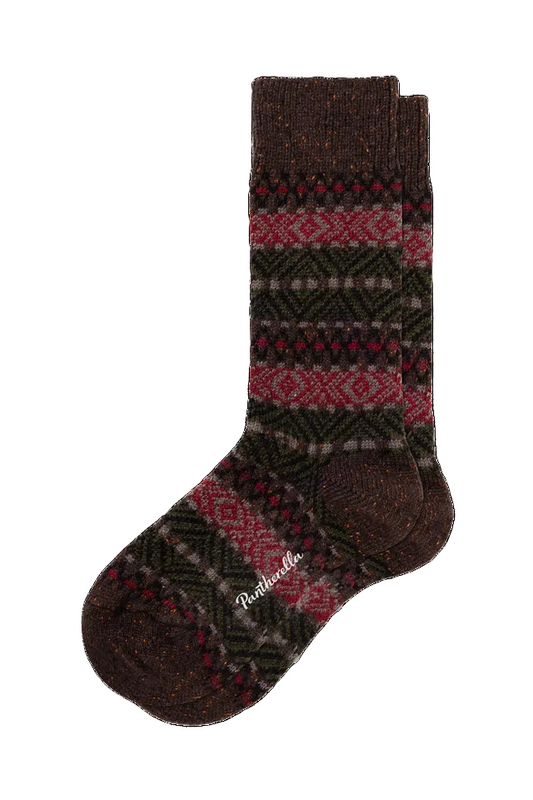 Pantherella - Beck Dark Brownl Fleck
