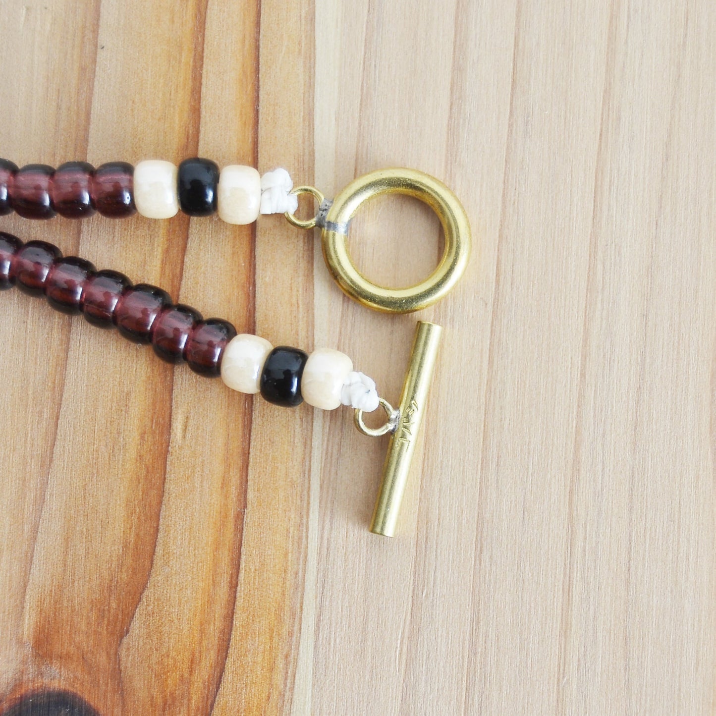 Kobashi Studio - Necklace Cherry/Off-White/Black 4003