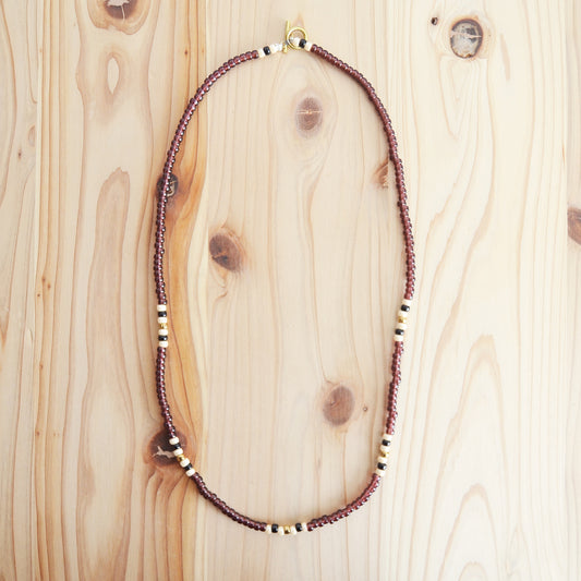Kobashi Studio - Necklace Cherry/Off-White/Black 4003