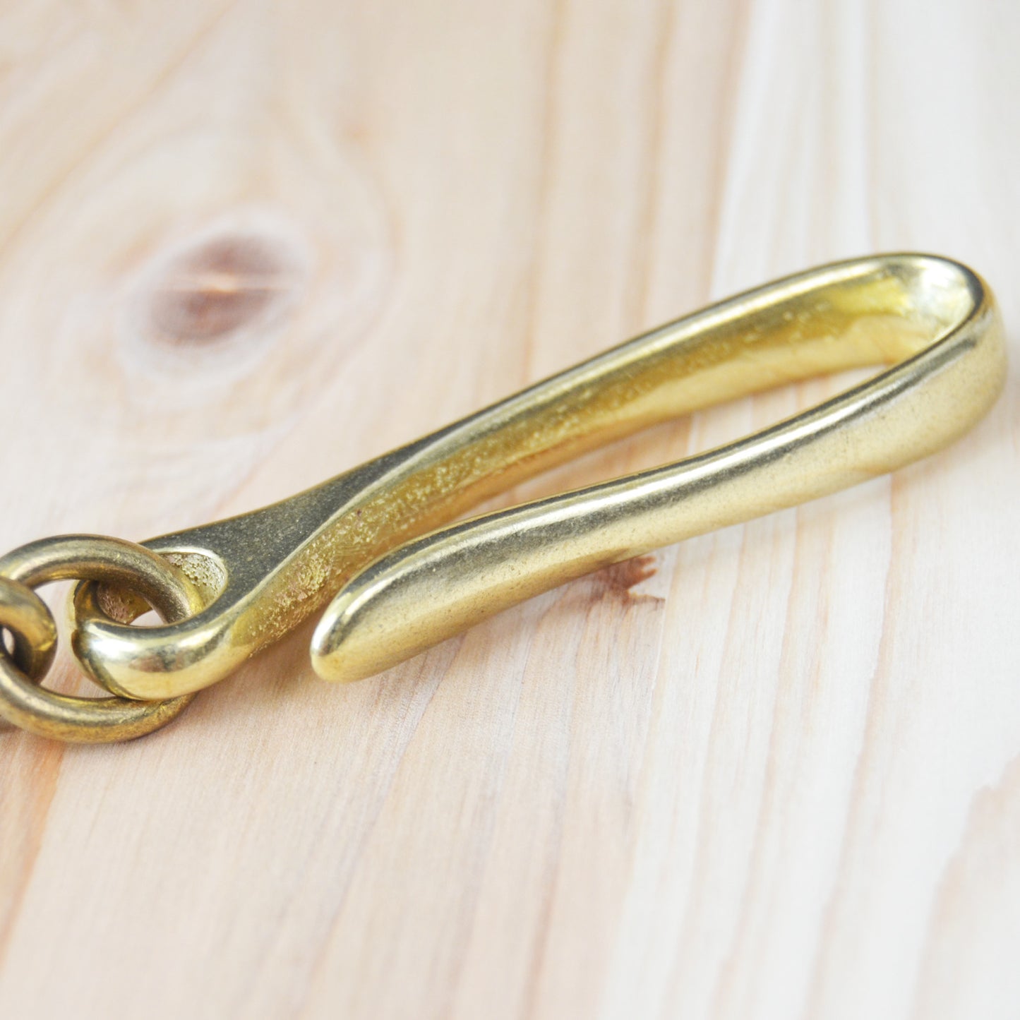 Kobashi Studios - Belt Hook Key Chain Brass