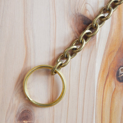 Kobashi Studio - Oval Chain w Hook Brass M