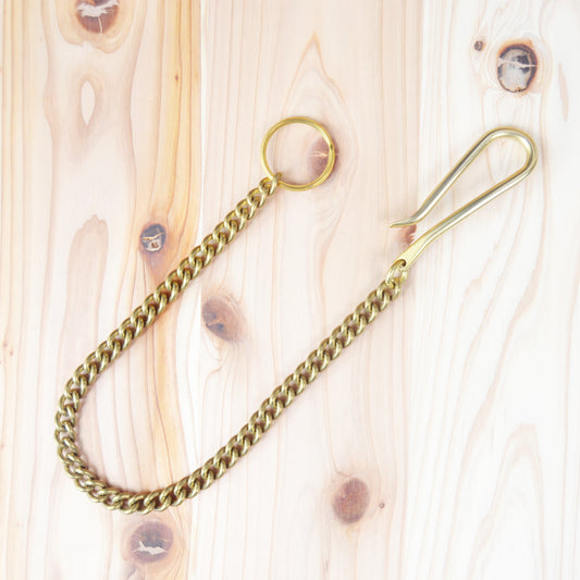 Kobashi Studio - Twist Key Chain w Hook Brass M