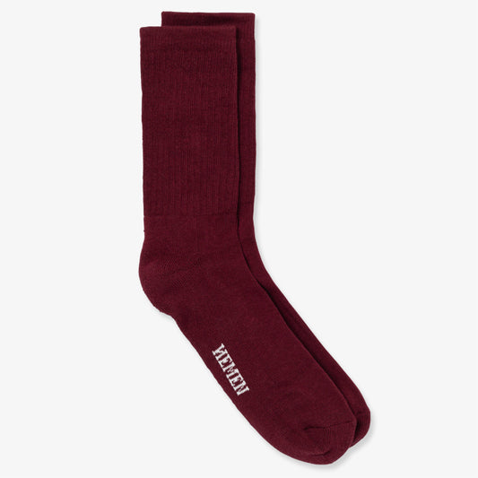 Hemen - Socks Cotton Wine Red