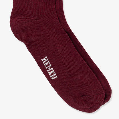 Hemen - Socks Cotton Wine Red