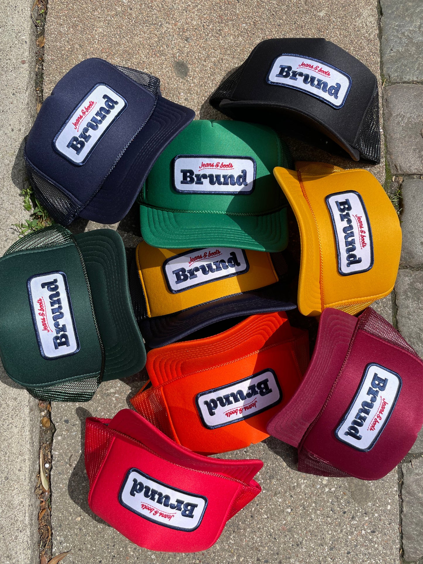 Brund - Logo Mesh Cap Army