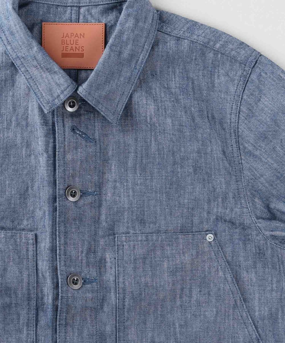 Japan Blue - 14 oz Chambray Coverall Jacket