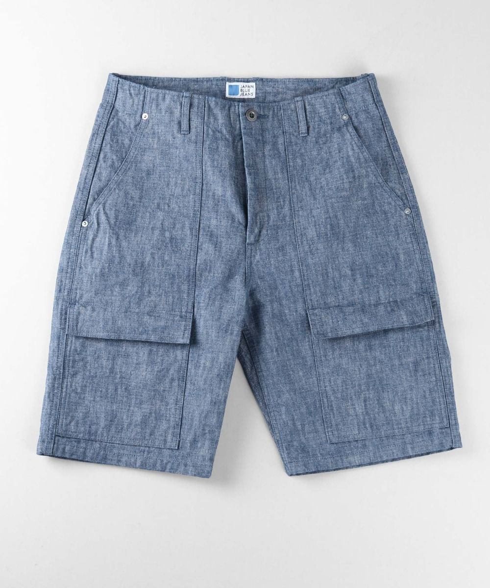 Japan Blue - 14oz Chambray Bush Shorts