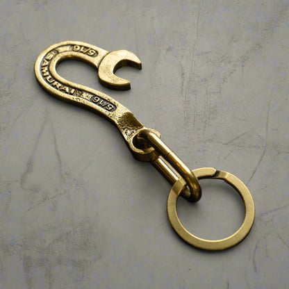 Samurai Jeans - Wrench Key Hook - Solid Brass