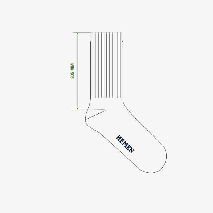 Hemen - Socks Cotton Wine Red