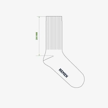 Hemen - Socks Cotton Wine Red