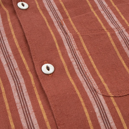 Freenote - Hawaiian Shirt Rust Stripe