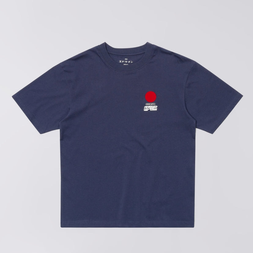 Edwin - Sun Supply Tee Navy