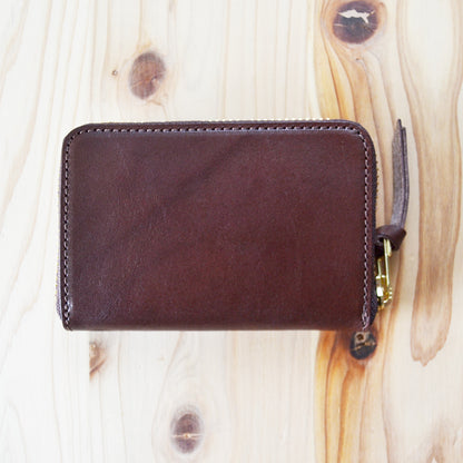 Kobashi Studio - Round Zip Wallet Brown