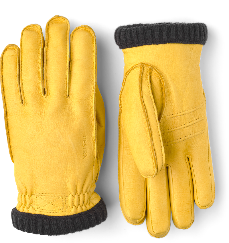 Hestra gloves - Deerskin Primaloft 20210-400 (Yellow)