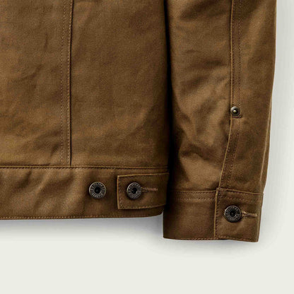 Filson - Jacket, Tin Cloth Short Lined Cruiser, Dark Tan